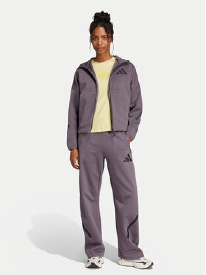 adidas Bluza Z.N.E. JD5985 Szary Loose Fit