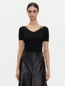 HUGO Bluzka Shata 50538223 Czarny Slim Fit