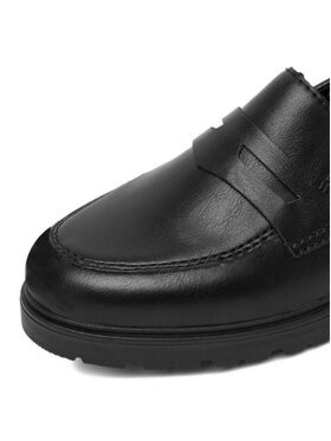Rieker Loafersy 45560-02 Czarny