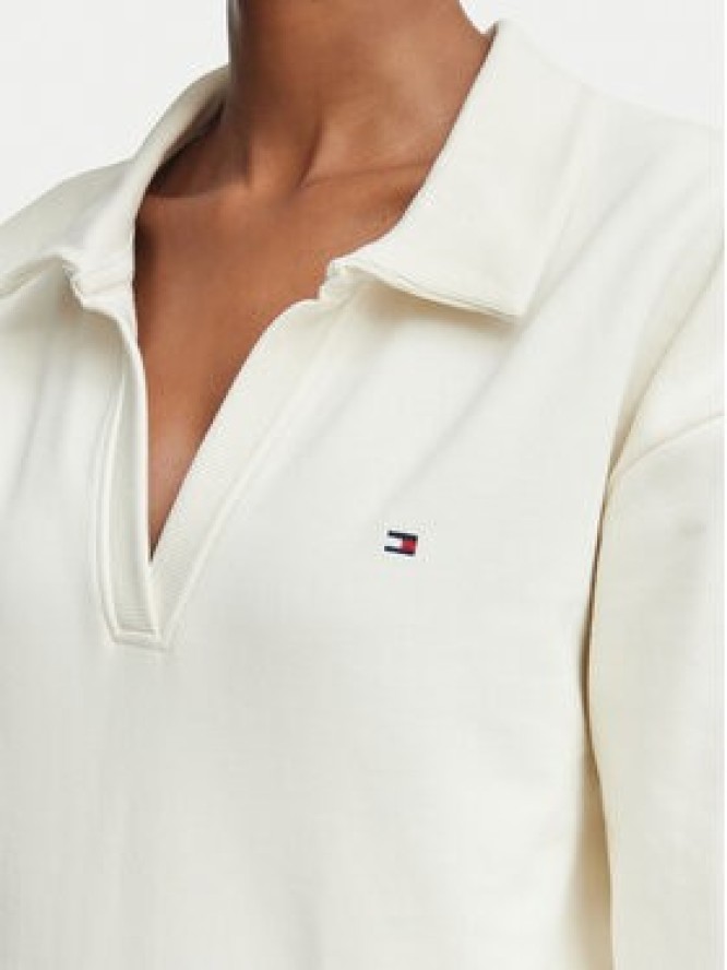 Tommy Hilfiger Bluza Rugby UW0UW06629 Kremowy Relaxed Fit