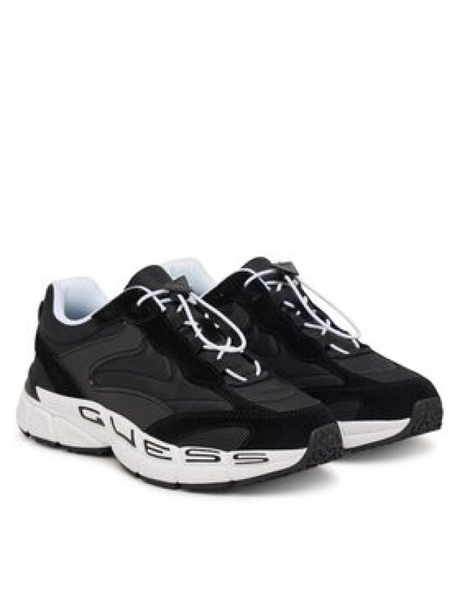 Guess Sneakersy FLTBRZ LEA12 Czarny