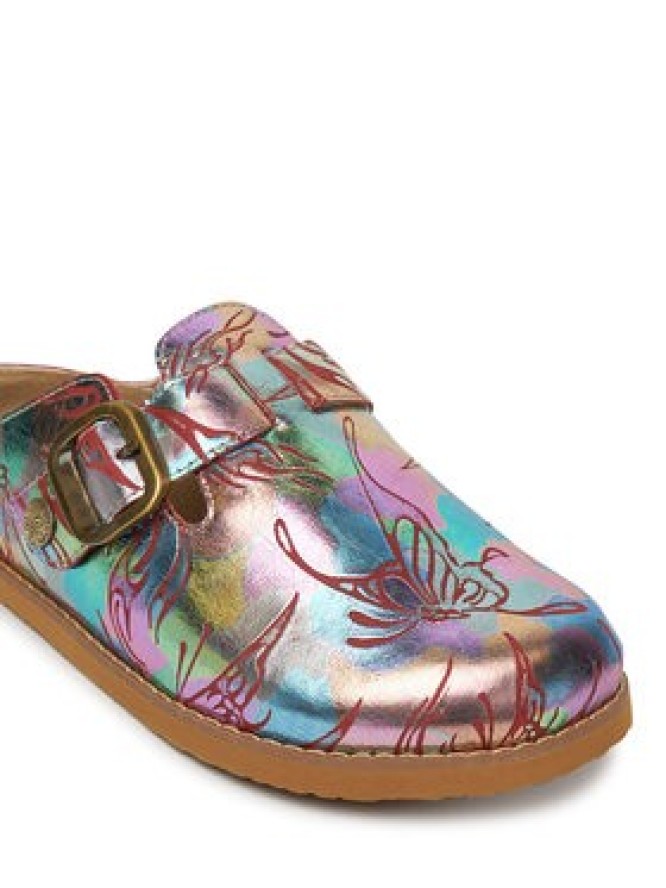 Laura Vita Klapki Brownieo 12 Srebrny