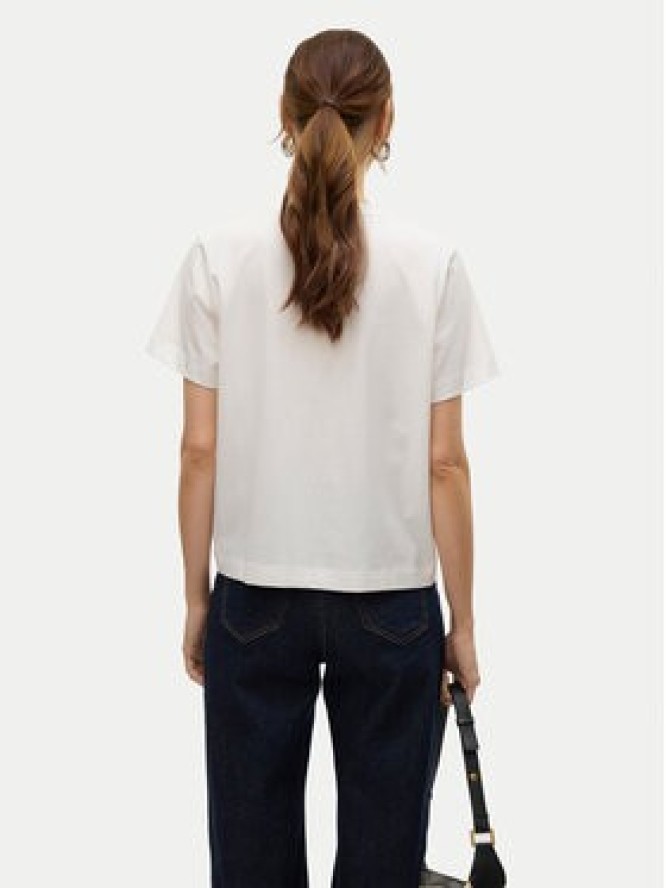 Vero Moda T-Shirt Solvei 10325318 Biały Regular Fit