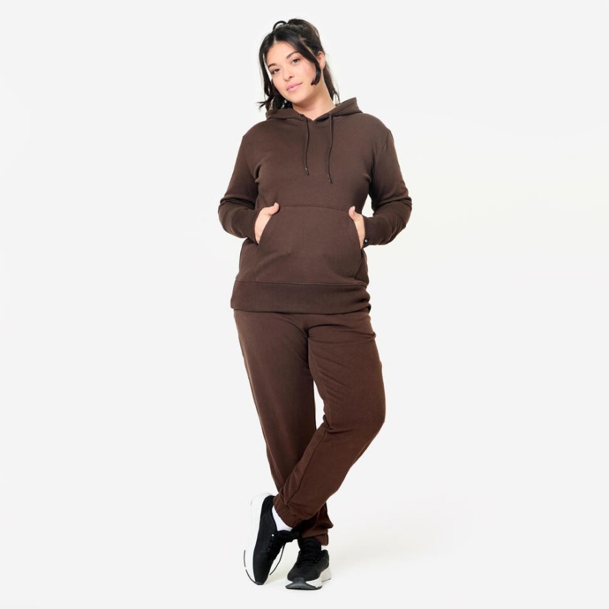 Bluza z kapturem damska Domyos Gym & Pilates