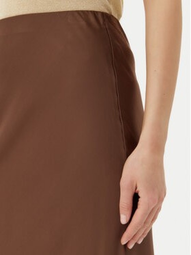 ViCOLO Spódnica maxi TD0472 Brązowy Slim Fit