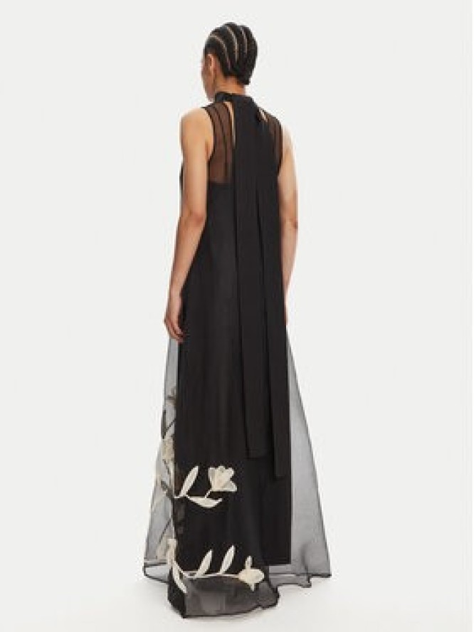 STAUD Sukienka wieczorowa Albee R25R2209OZ Czarny Regular Fit