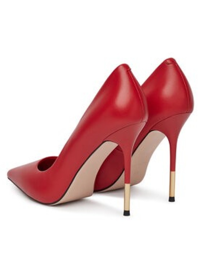 Eva Minge Czółenka THYME-LT934-35 Czerwony