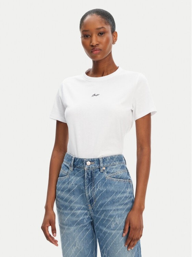 BOSS T-Shirt C_Elogo_5 50547547 Biały Slim Fit