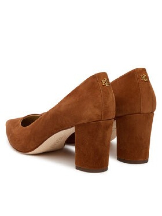 LAUREN RALPH LAUREN Czółenka Kingad 802967743002 Brązowy