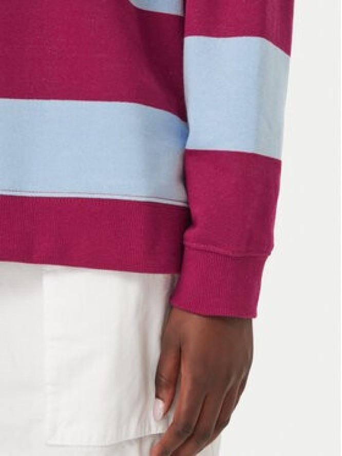 Roxy Bluza Strictly Stripes ERJFT05071 Bordowy Regular Fit