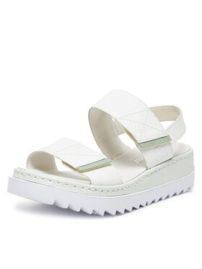 Rieker Sandały V4475-80 Biały