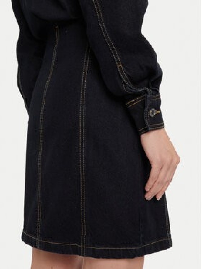 KARL LAGERFELD Sukienka jeansowa A4W13019 Granatowy Relaxed Fit