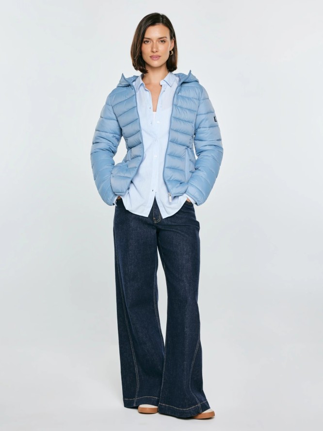 Kurtka damska przejściowa niebieska Venla 401