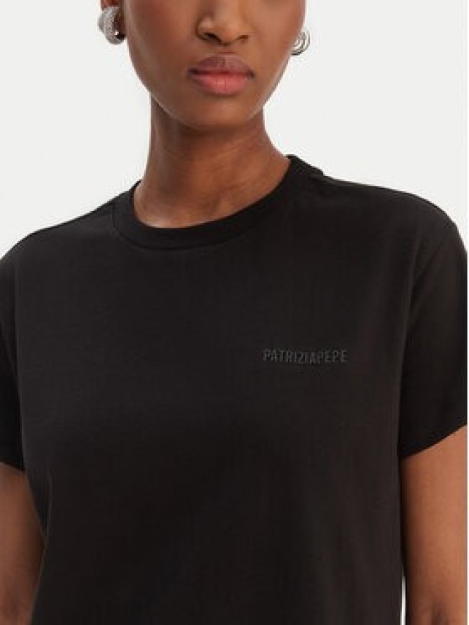Patrizia Pepe T-Shirt 8M1543/J111-K103 Czarny Regular Fit
