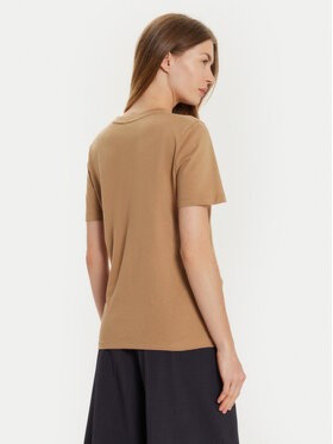 Tommy Hilfiger T-Shirt WW0WW40276 Beżowy Regular Fit