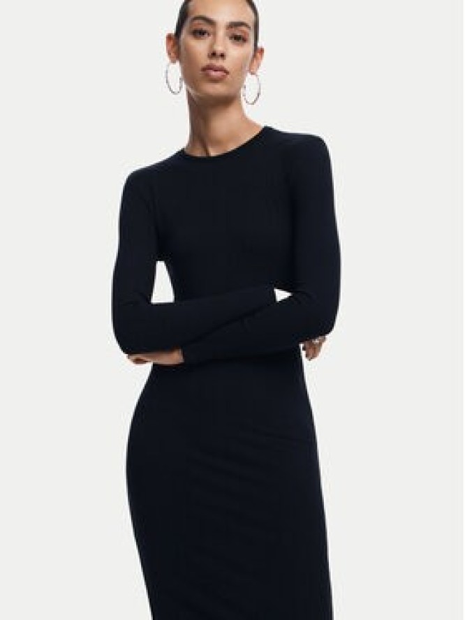 Desigual Sukienka codzienna Lincoln 24WWVK58 Szary Slim Fit