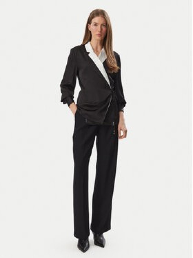 KARL LAGERFELD Bluzka B4W11016 Czarny Regular Fit