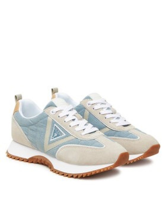 Guess Sneakersy FLTBAI DEN12 Niebieski
