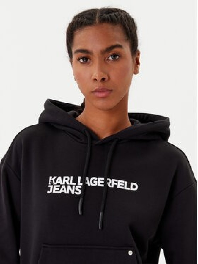 Karl Lagerfeld Jeans Bluza A2W20053 Czarny Regular Fit
