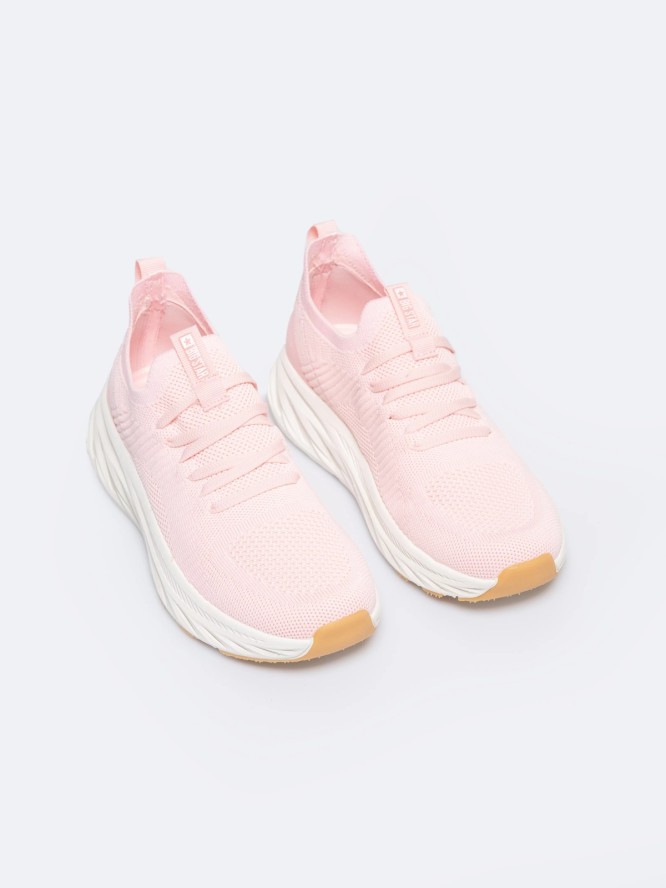 Sneakersy damskie lekkie różowe RR274A131 600