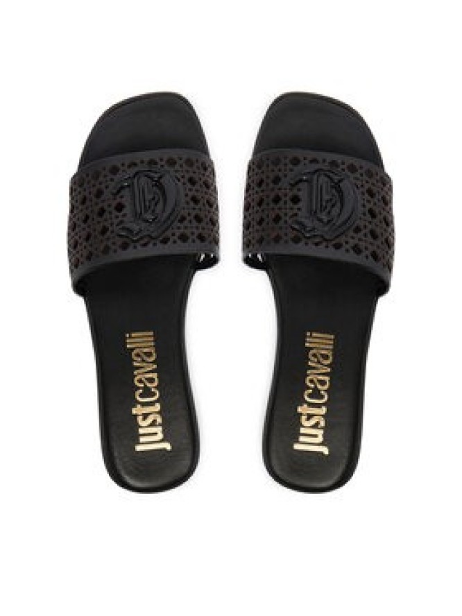 Just Cavalli Klapki 80RA3S82 ZPB95 Czarny