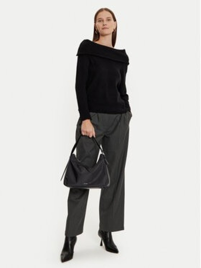 Calvin Klein Torebka Ck Sense Md Shoulder Bag_Nylon K60K612797 Czarny