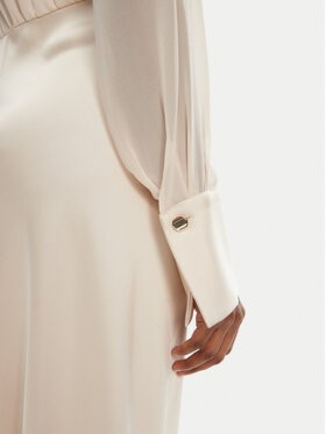 Babylon Sukienka koszulowa ED0734 Beżowy Regular Fit