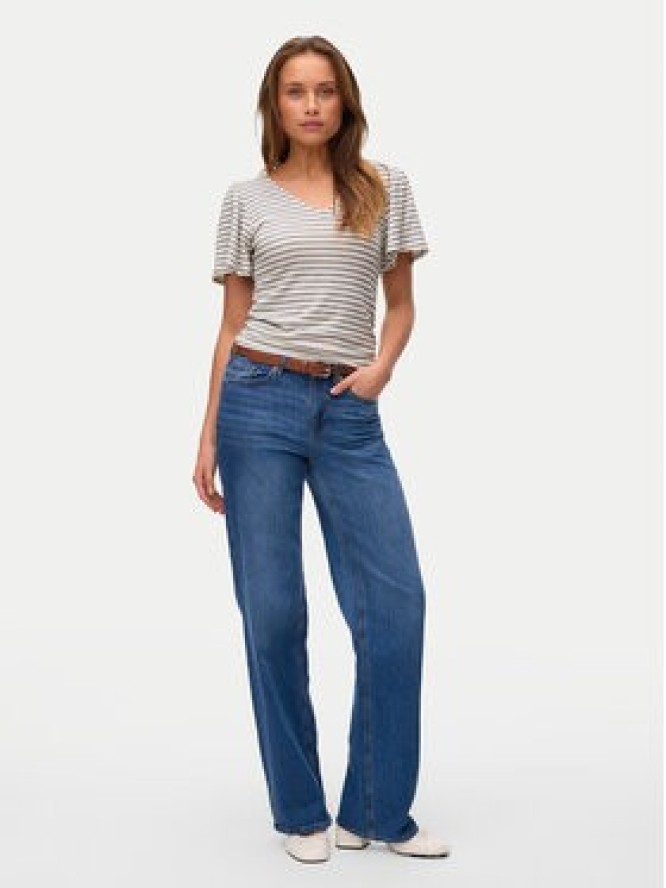 Vero Moda Bluzka Gina 10325611 Beżowy Regular Fit