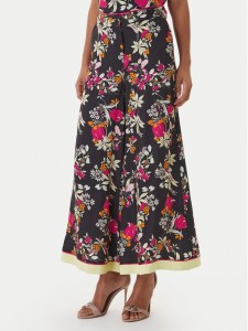 Simona Corsellini Spodnie materiałowe P26CPPG00301 Czarny Regular Fit