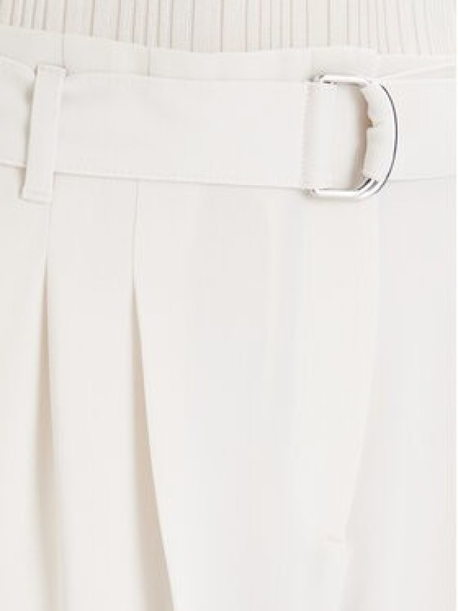 Boss Spodnie materiałowe Tapiah 50490037 Écru Relaxed Fit