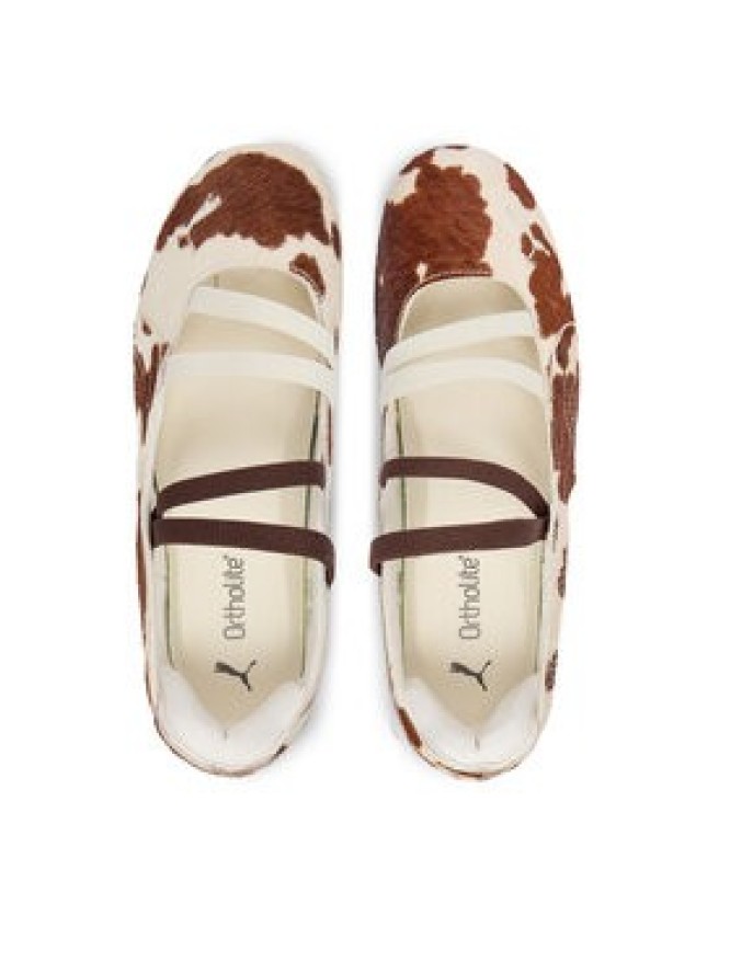 Puma Baleriny Speedcat Ballet Cow Wns 407787 01 Brązowy