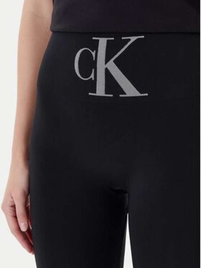 Calvin Klein Legginsy 701233380 Czarny Slim Fit
