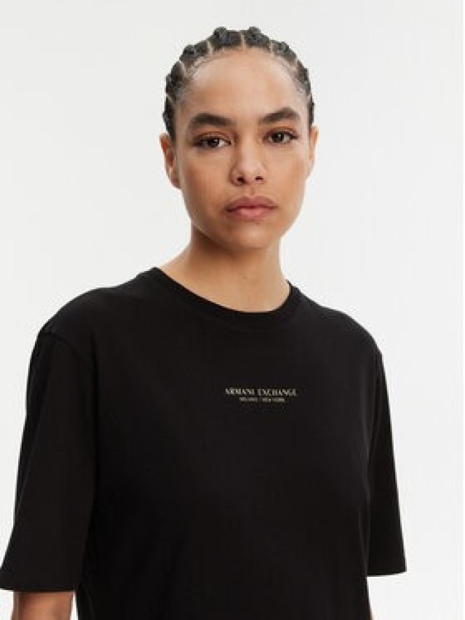 Armani Exchange Sukienka codzienna 8NYACF YJG3Z 52AK Czarny Regular Fit