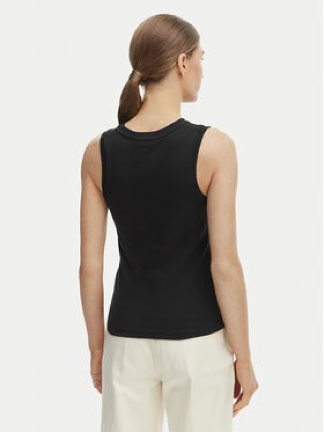 Tommy Hilfiger Top WW0WW47806 Czarny Slim Fit