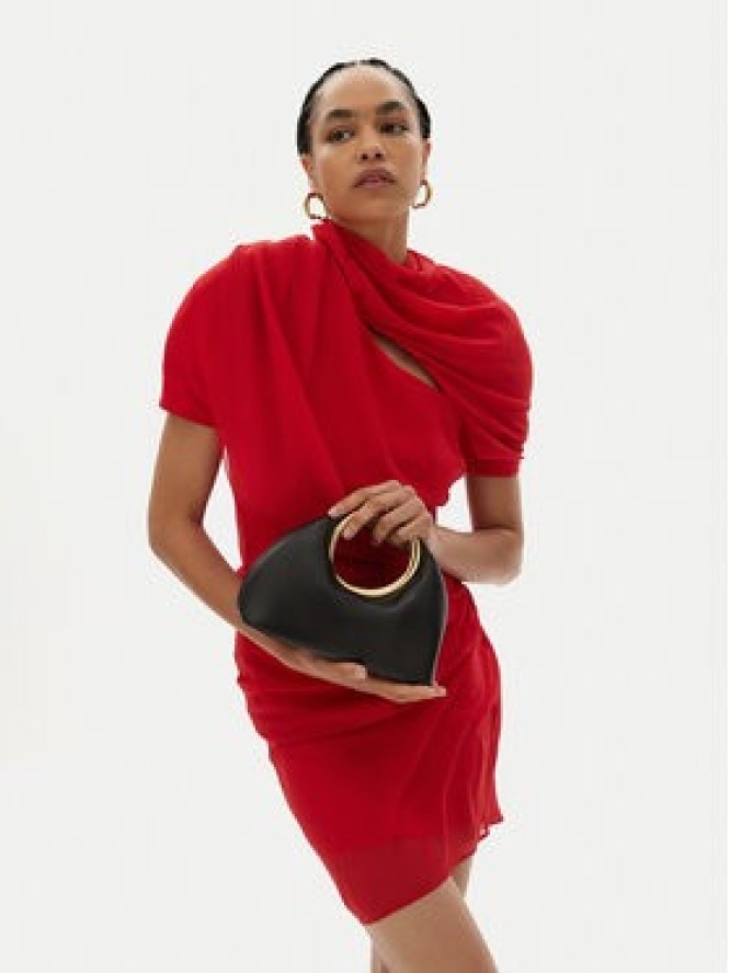 JACQUEMUS Torebka Mini ring handbag 241BA395 Czarny