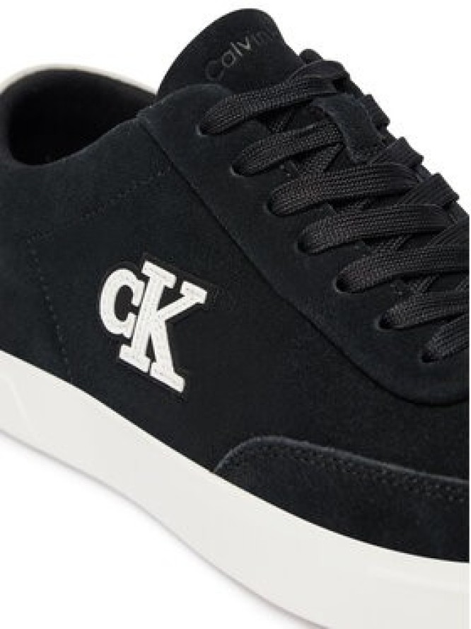Calvin Klein Sneakersy Low Pro Cups Wt Suede Mg HW0HW03144 Czarny