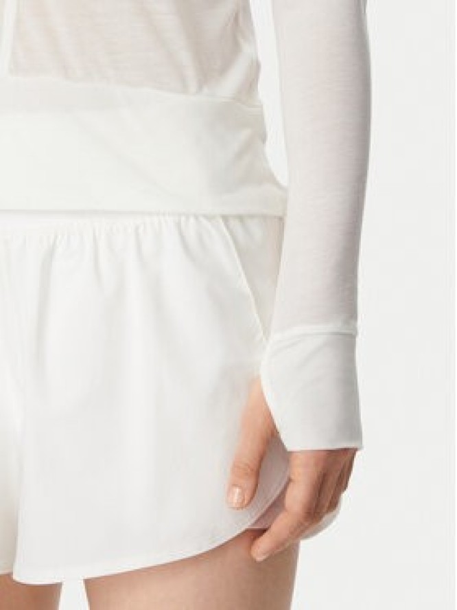 adidas Bluza Soft Lux Sheer Hooded KS8005 Kremowy Slim Fit