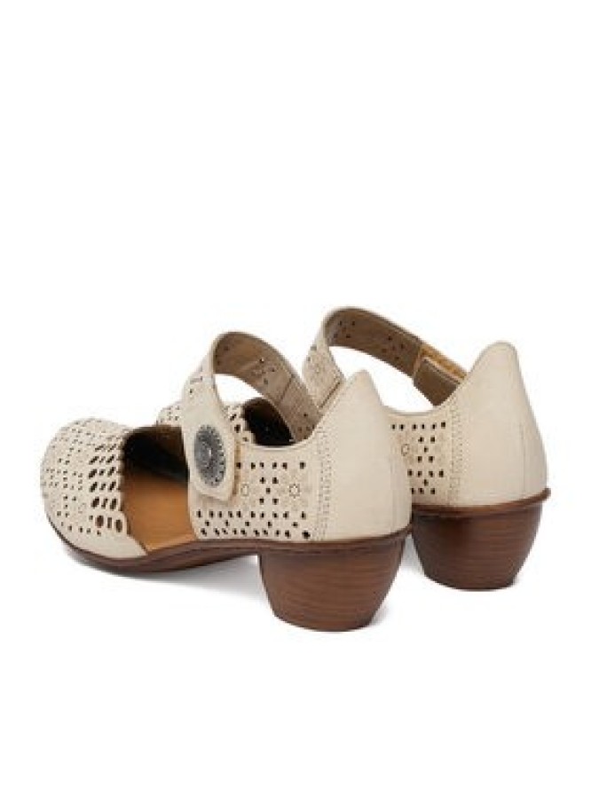 Rieker Półbuty 43753-60 Beżowy