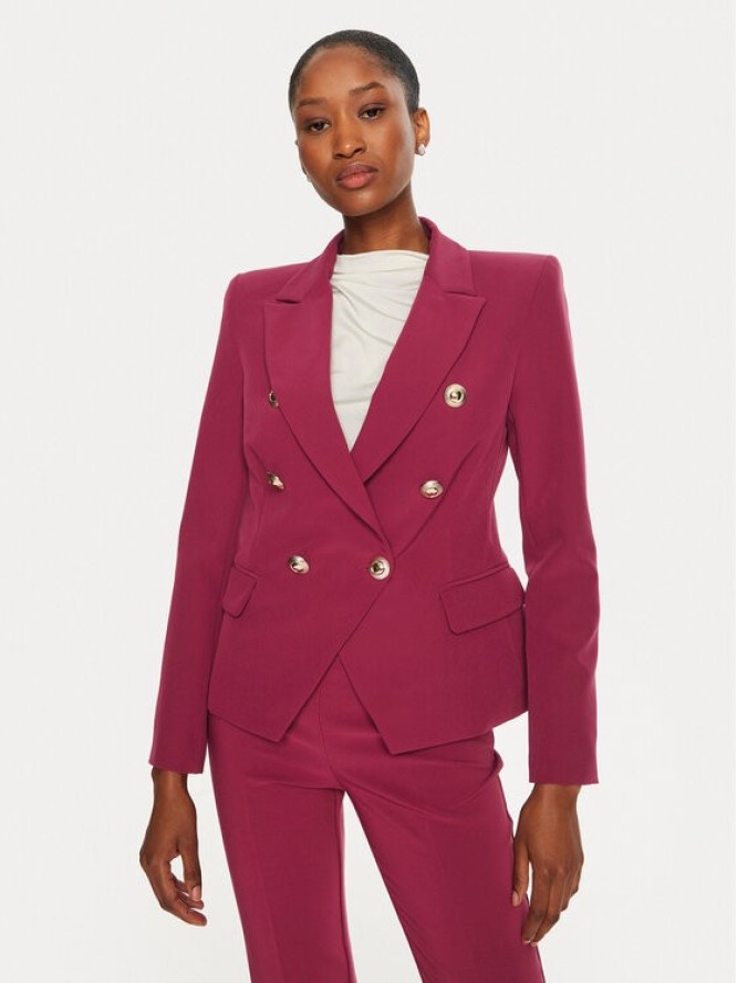 Rinascimento Marynarka CFC0119987003 Różowy Regular Fit