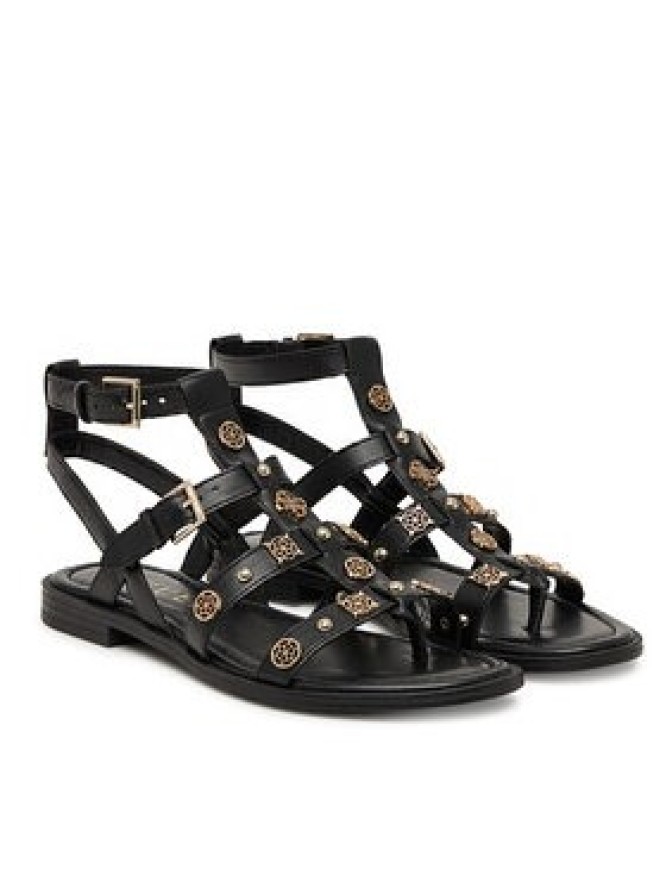 Guess Sandały FLJYZZ PEL03 Czarny