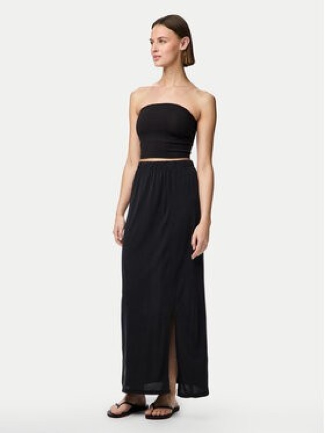 Pieces Spódnica maxi Anora 17148786 Czarny Regular Fit