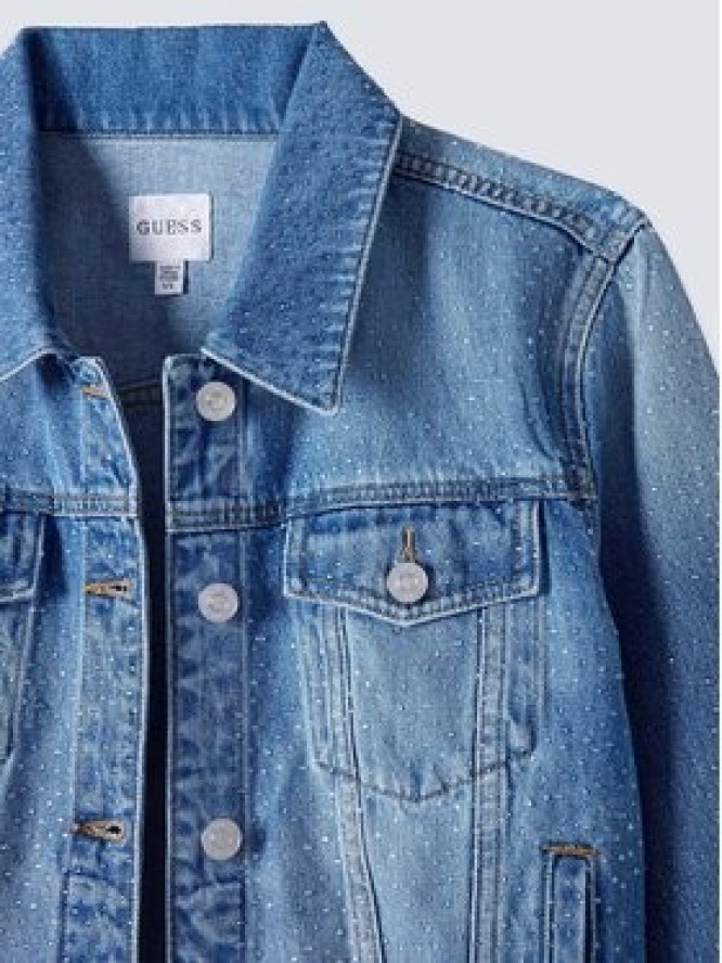 Guess Kurtka przejściowa 181132 Niebieski Classic Fit