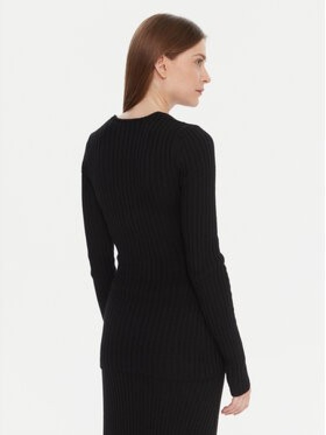 Kontatto Kardigan 3M0954C Czarny Slim Fit