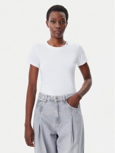 Calvin Klein Jeans T-Shirt Logo J20J225540 Biały Regular Fit