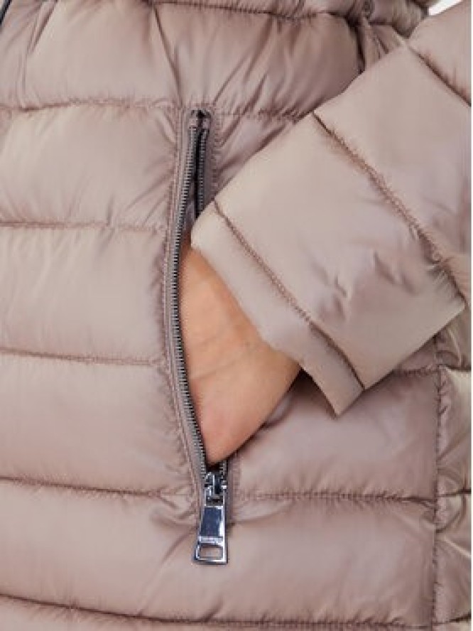 DKNY Kurtka zimowa DLEMPV38 Beżowy Slim Fit