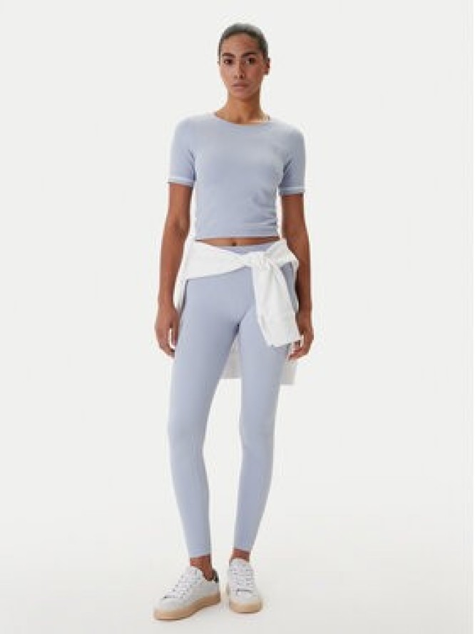 Guess T-Shirt V6RP02 Z4692 Błękitny Slim Fit