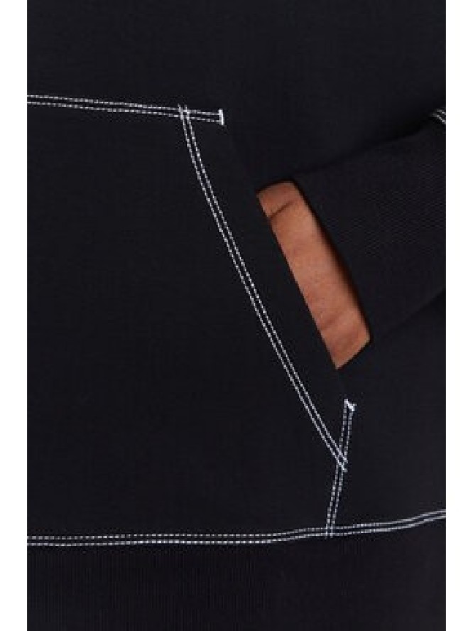 KARL LAGERFELD Bluza A3W20011 Czarny Relaxed Fit