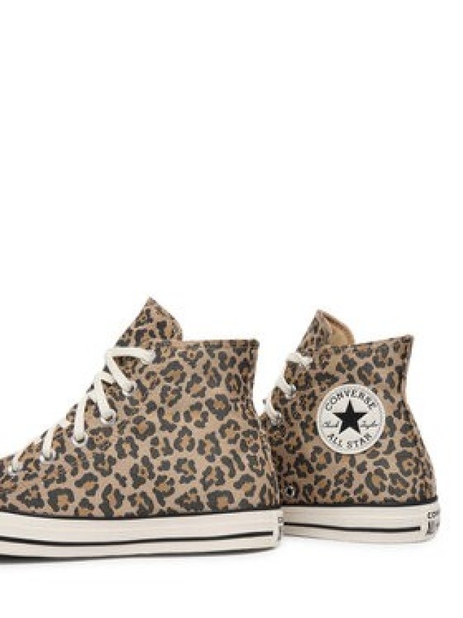 Converse Trampki Chuck Taylor All Star Leopard Jacquard A19181C Beżowy