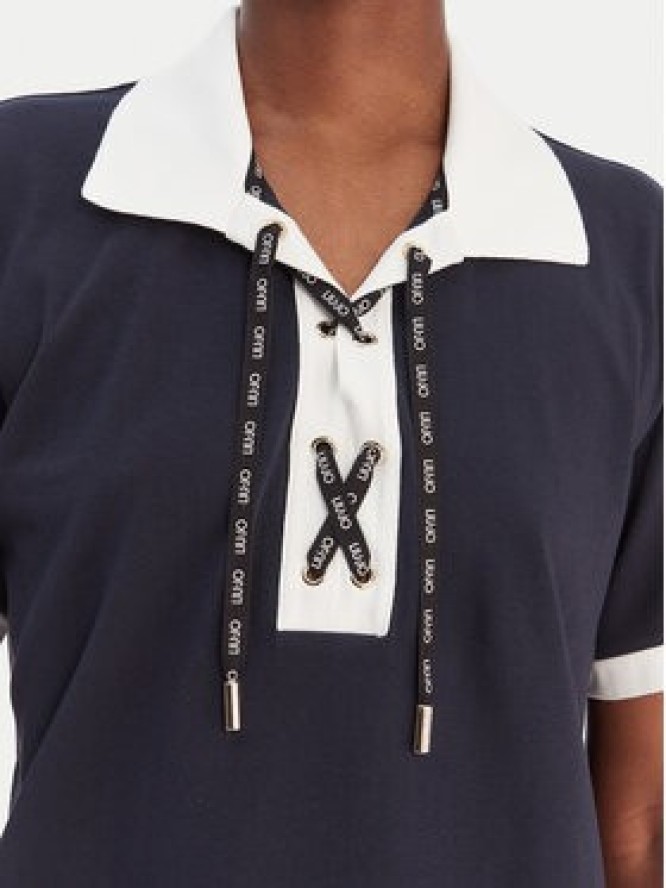 Liu Jo Sport T-Shirt TA6176 JS003 Granatowy Regular Fit