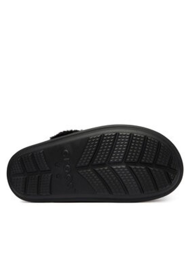 Crocs Kapcie Classic Fuzz Scuff 212143 Czarny